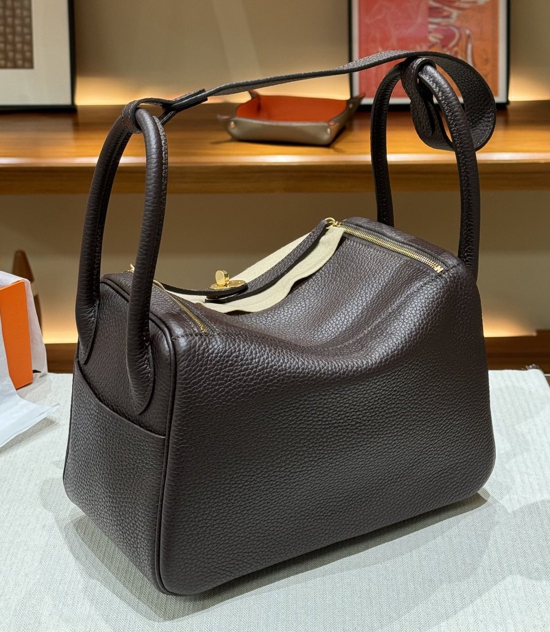 OLIVIA BAG ETOUPE RAISIN