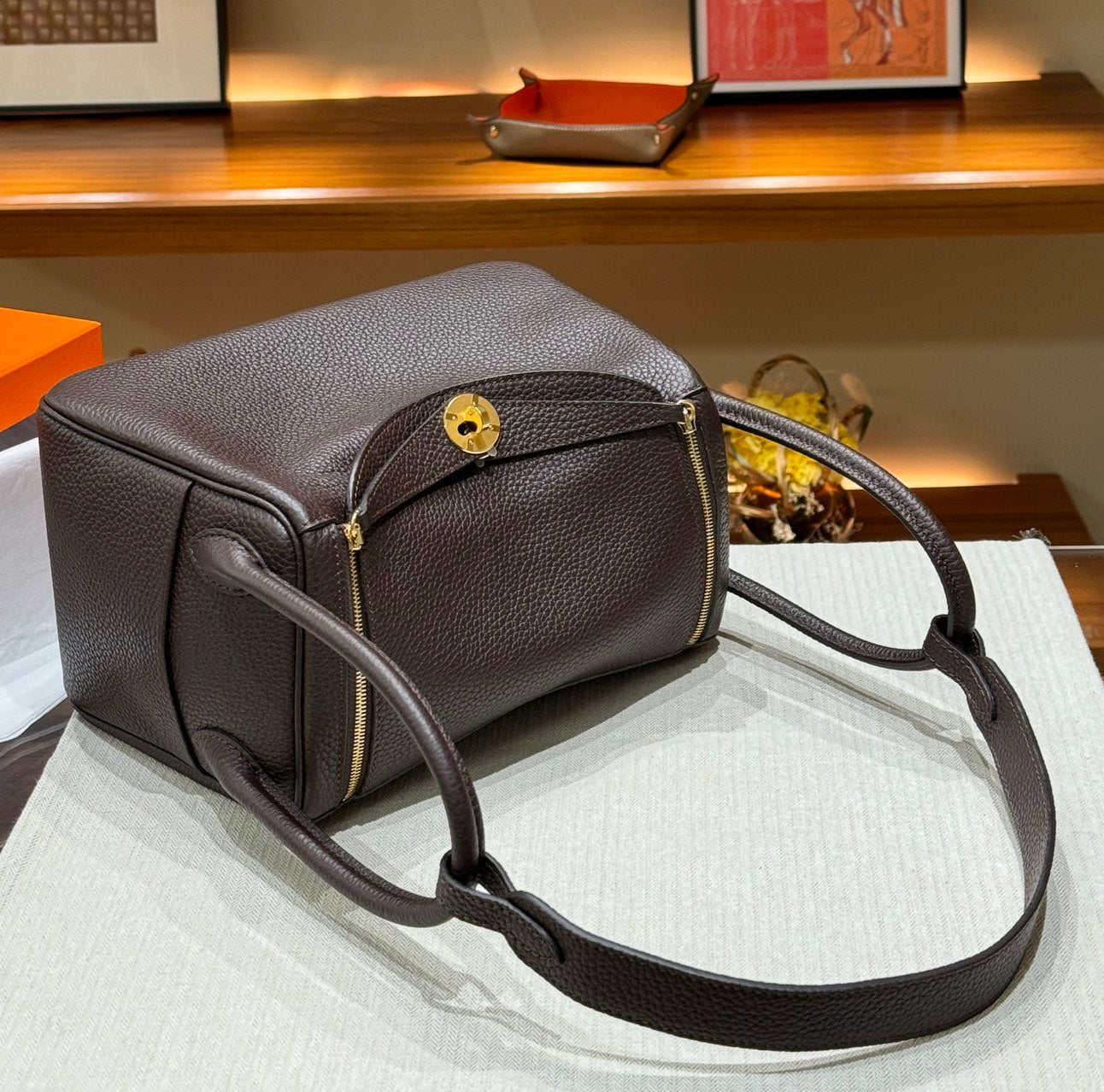 OLIVIA BAG ETOUPE RAISIN