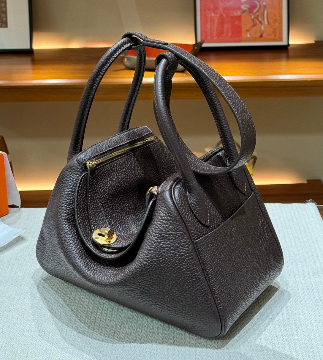 OLIVIA BAG ETOUPE RAISIN