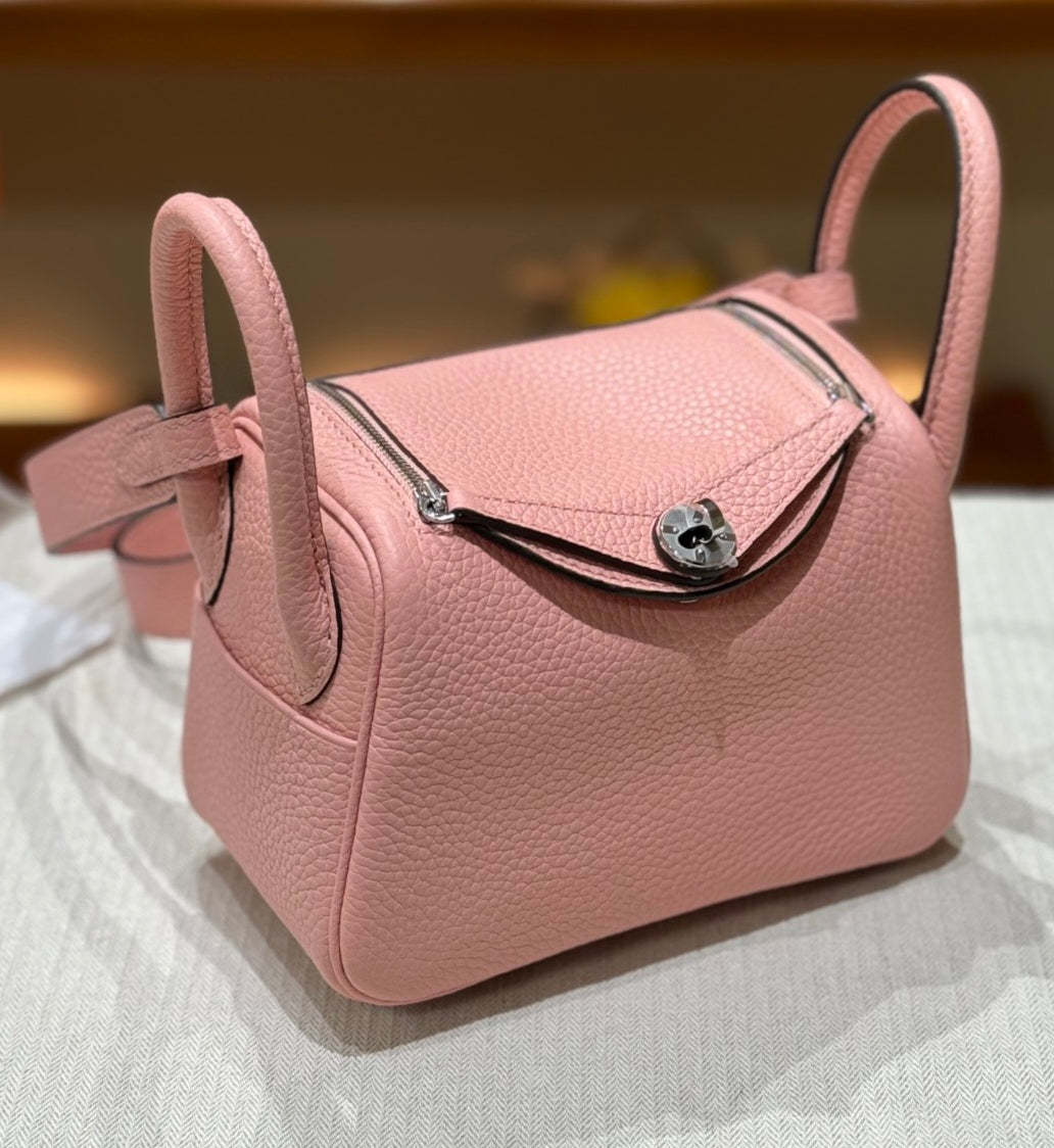 OLIVIA BAG 19 CM LONG STRAP - SAKURA PINK